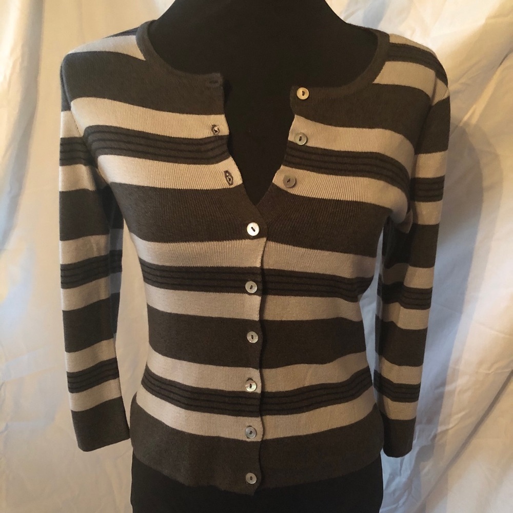 Laurie B fitted cardigan sz M